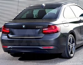 BMW 2 F22, F87 Coupe 2012+ Chrome Trunk Trim - Tailgate Accent - Premium... - £16.98 GBP