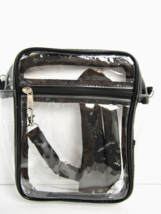 Clear PVC Shoulder Bag Transparent Stadium, School, Cashier - Small - NEW - £11.04 GBP