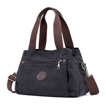 Women&#39;s Canvas Handbags Female Hobos Single Shoulder Bags Ladies Totes Bolsas Wo - £42.69 GBP