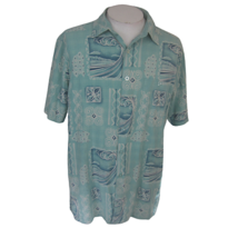 Weekender Men Hawaiian camp shirt pit to pit 24 XL aloha luau tropical silk  vtg - £18.58 GBP