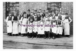 pu1467 - Doncaster Works , Carriage Department Staff 1909 - print 6x4 - $2.80