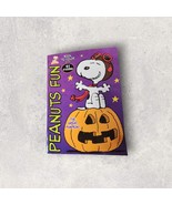 Peanuts Fun Snoopy Halloween Coloring Book NEW All Stickers Included Jac... - $6.77