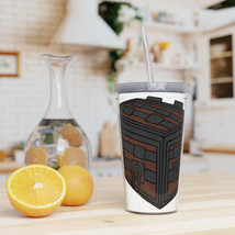 2D Crate Plastic Tumbler with Straw - $40.00