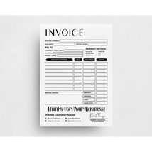 Invoice Template Canva | Printable Invoice | Photography Invoice Template - £2.36 GBP