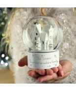 Personalised Message Village Glitter Snow Globe - Christmas Globe - Fami... - £12.74 GBP