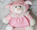 Vintage 1986 Fisher Price Puffalump Pink Lamb with Pink Dress 8005 - $29.65