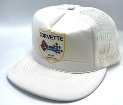 Vtg 80s Corvette Marquee Club Seattle Snap Back Trucker Baseball Hat Yupoong - £19.53 GBP