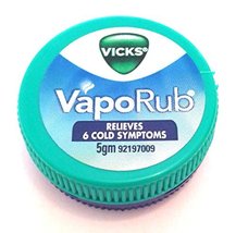 Vicks Vaporub Cough Suppressant Topical Analgesic Ointment, Handy Carry ... - $5.19