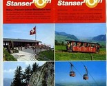 Stanserhorn Railroad &amp; Cable Car Brochures Panorama Switzerland 1970&#39;s - $17.80