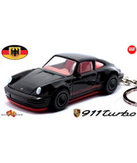  RARE KEYCHAIN BLACK PORSCHE 911/964 CARRERA 2 CUSTOM Ltd Ed.NICE GIFT - $58.98