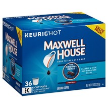 Maxwell House Original Roast Coffee 18 to 144 K cup Pick Any Size FREE SHIPPING  - £15.63 GBP+