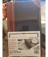 Record/Account Book, Black/Red Cover, 300 Pages, 14 1/8 x 8 5/8 (BOR9300R) - $178.39 CAD
