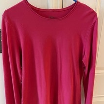 Gap long sleeve Pink top size Large - $130.42 MXN