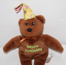 Ty Teenie Beanie Baby Celebration Happy Birthday Bear McDonalds Happy Me... - $5.92