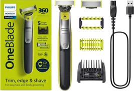 With A 5-In-1 Face Stubble Comb And Body Hair Trimmer Kit, The Philips Norelco - £50.26 GBP