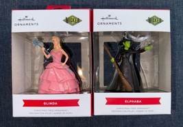 2024 Hallmark Wicked GLINDA Good Witch ELPHABA Wizard of OZ  Christmas Ornaments - $39.99