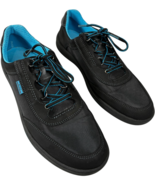 SAS Sporty Lace-up Black &amp; Blue Suede &amp; Nylon Sneakers size 9S SLIM Made... - $49.71 CAD