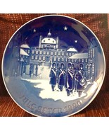 Bing &amp; Grondahl Plate 1990 Juleafton Christmas Changing of the Guard Vin... - £11.63 GBP