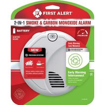 First Alert Wireless Interconnect Battery-Powered Photoelectric Smoke an... - $54.95