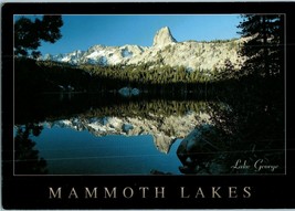Lake George and Crystal Crag Mammoth Lakes California Postcard - $4.42