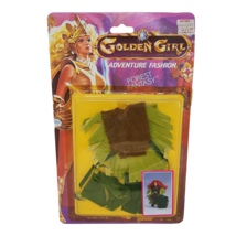 VINTAGE 1984 GALOOB GOLDEN GIRL FASHION FOREST FANTASY OUTFIT GREEN NEW ... - £26.15 GBP