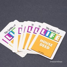 2000's Game of Life  Replacement Parts 9 house Deeds cards - $2.96
