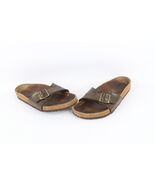Vintage Birkenstock Womens 8 Distressed Leather Buckle Slide On Sandals ... - $899.87 MXN