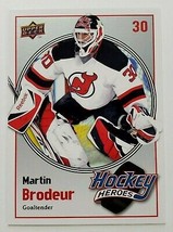 2009 - 2010 Martin Brodeur Upper Deck Series 1 Nhl Hockey Card HH10 Red Wings - $4.99