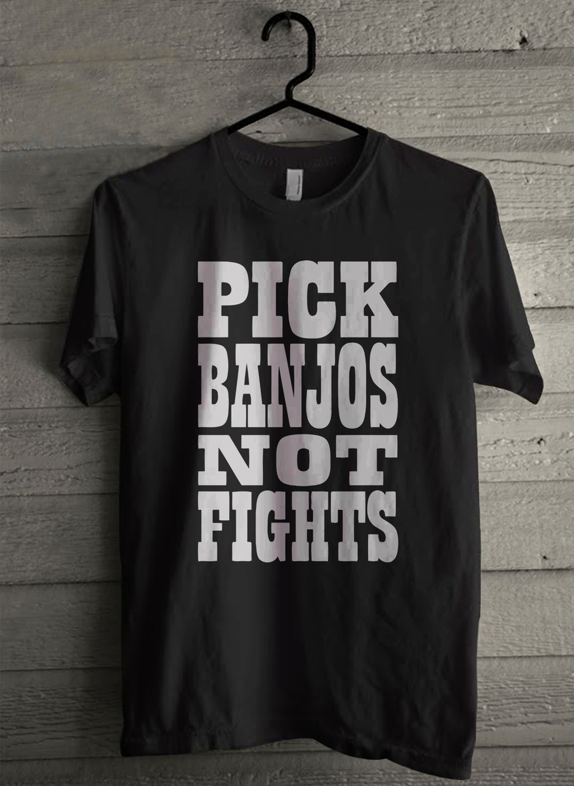 Pick Banjos not fights Men's T-Shirt - Custom (2803) - $19.12 - $21.82