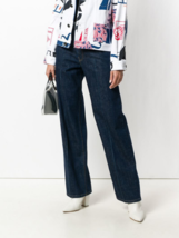 HELMUT LANG Womens Jeans Trouser Crease Stylish Denim Blue Size 25W I07HW206 - £153.25 GBP