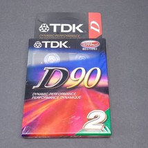 TDK D90 High Output Blank Audio Cassette Tape IEC I Type I, Sealed Lot of 2 - £5.53 GBP