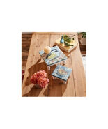 Wooden Floral Bird Pedestal Tray (Set of 2) - 791090 - $1,672.06 MXN