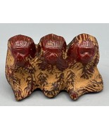 Vtg Ceramic Three Wise Monkeys Figurine Made In Japan Hear No Evil See S... - $13.07