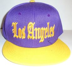 Los Angelas Lakers Snap back Hat embroidered symbol on front - new - £6.40 GBP