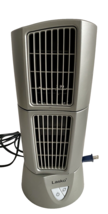 Personal Fan Desktop Wind Tower Portable 3 Speed Oscillating Quiet 14in H Gray - $20.55