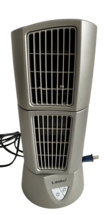 Personal Fan Desktop Wind Tower Portable 3 Speed Oscillating Quiet 14in H Gray - £16.28 GBP