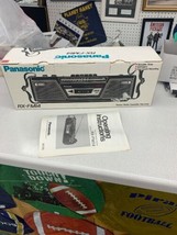 Box Only - Panasonic RX-FM14 AM/FM Cassette Boombox Vintage Manual Instructions - £63.58 GBP