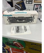 BOX ONLY - PANASONIC RX-FM14 AM/FM CASSETTE Boombox Vintage Manual instr... - $1,515.79 MXN