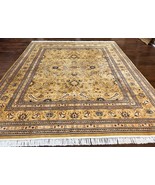 Safavieh Rug 8x10 Wool Hand Knotted Carpet Gold Tan Floral Allover - $3,199.00