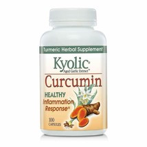 Kyolic Aged Garlic Extract Curcumin Healthy Inflammation Response Supplement,... - £51.29 GBP