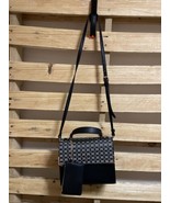 Dune Black White Logo Purse Handbag Accessory KG Casual Business - $376.14 MXN