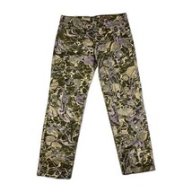 Pilcro Jeans Womens Size 27 The Wanderer Low Rise Floral Colorful Pants - $1,002.10 MXN