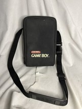 Official Nintendo Original Gameboy Black Vintage Carrying Case Bag w/ Strap Zips - £11.87 GBP