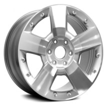 Wheel For 2007-09 GMC Acadia 19x7.5 Alloy 5 Spoke Diamond Machine Silver 6-127mm - £275.57 GBP