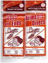 Roast &#39;N&#39; Cook Odds And Ends Clear Polyester Roasting Oven Bags Vintage Unopened - £7.85 GBP