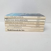 6 National Geographic Nature Exploration Lot Vintage Photo Illustrated Books - £13.25 GBP