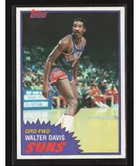nrmt-vintage-1981-82 topps basketball #33 walter davis-suns-hof-nba - $1.25