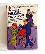 Hoyle Music Trivia Card Game Deck Vintage Safety Equipment Co Promo 1984 E7 - $28.01 CAD