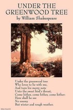 Under the Greenwood Tree by William Shakespeare - Art Print - £17.29 GBP+