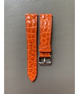 Green Genuine Cro Leather Watch Strap Band Custom Size 16 17 18 19 20 21 22 23mm - $55.00